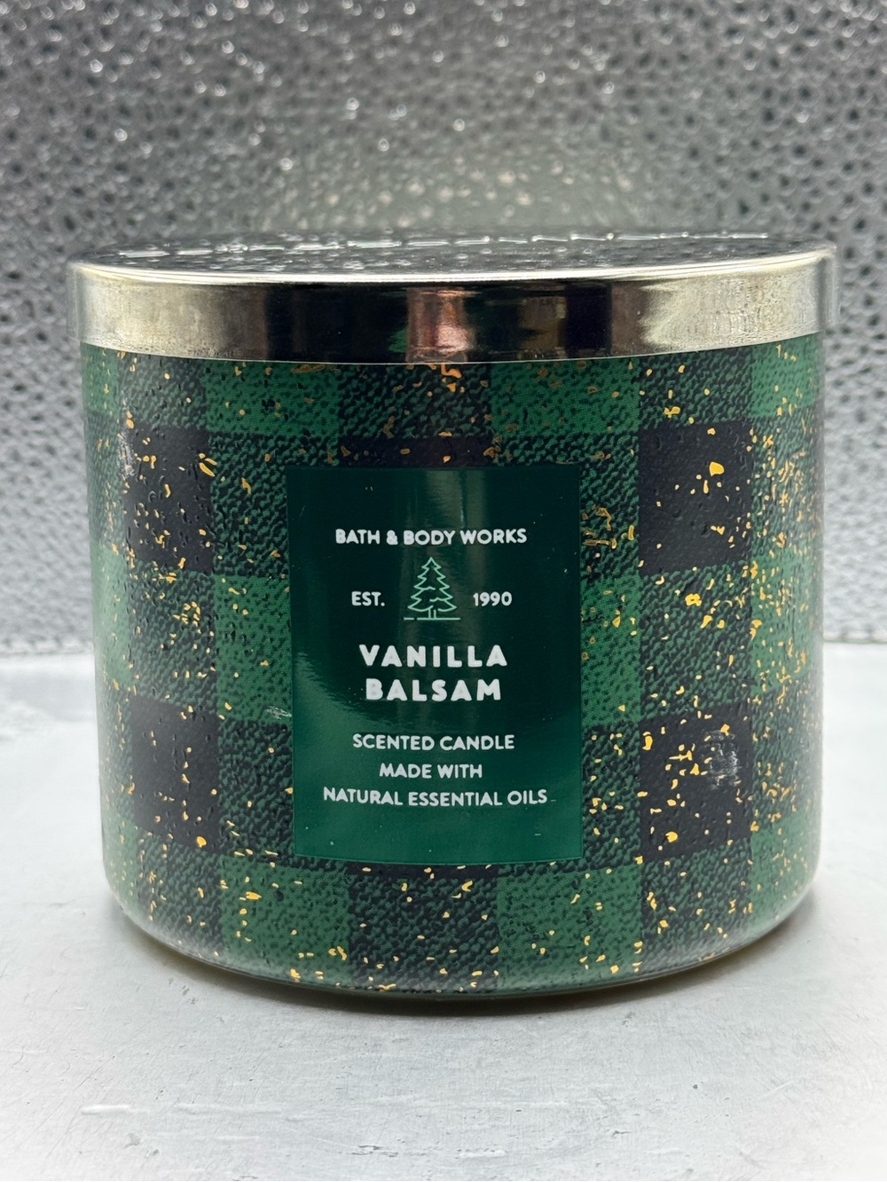 Bath & Body Works Vanilla Balsam 3 Wick Candle